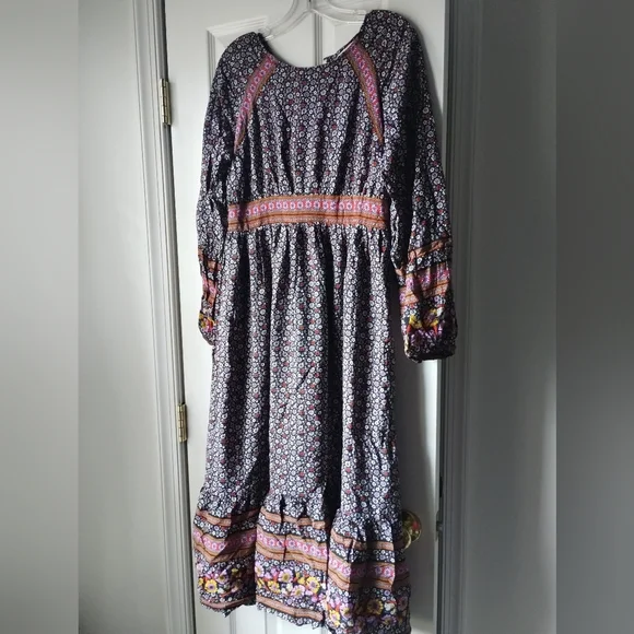 sachin and babi light blue dress Peasant Dresses